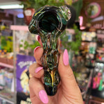 American-made green glass pipe from the best smoke shop on the internet