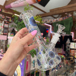 Blue sunflower beaker bong from the best online smoke shop