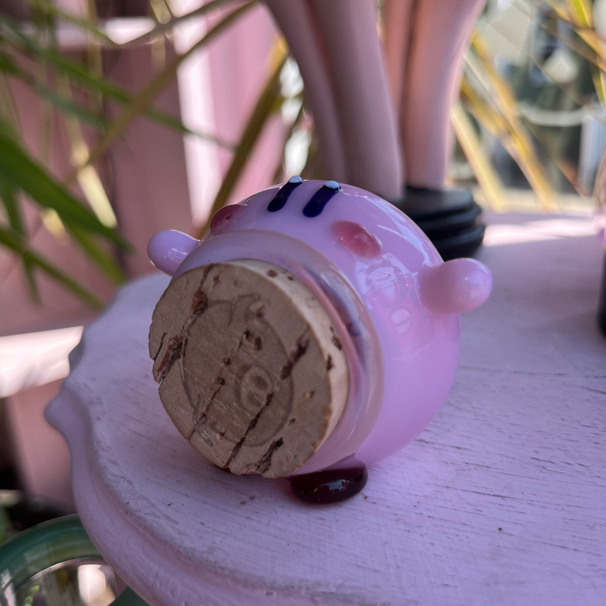 Cute Kirby weed stash jar by the best online smoke shop.