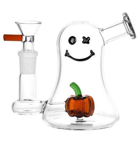 Lil Ghosty Glass Water Pipe