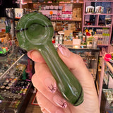 Green black cat glass pipe from the best online smoke shop