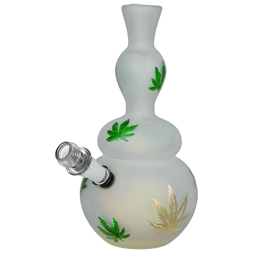 Leaf Frosted Water Pipe