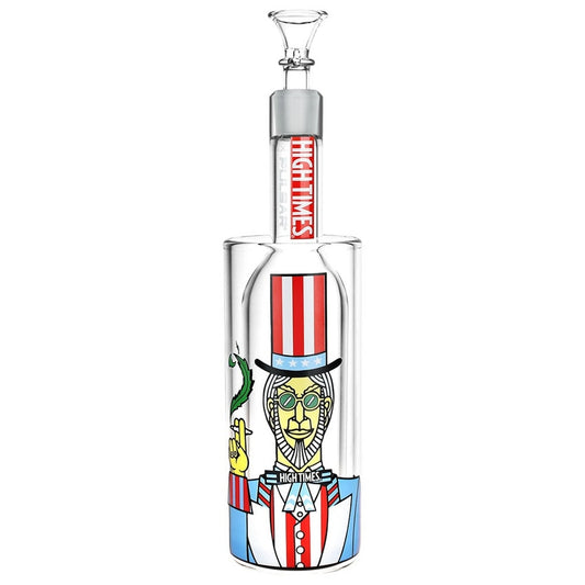 High Times® x Pulsar Glass Gravity Water Pipe | Uncle Sam