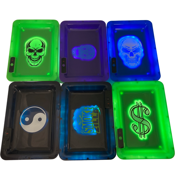 Light-up Rolling Tray – Pirate Girl Smoke Boutique