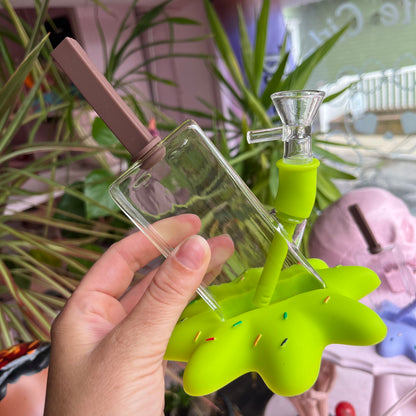silicone and glass popsicle bong from the best smoke shop in plymouth