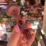 Mushroom sandblasted glass pipe from the best smoke shop on the internet