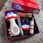 mushroom patriotic smoke set from the best smoke shop near me