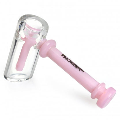 Pastel Hammer Style Glass Bubbler