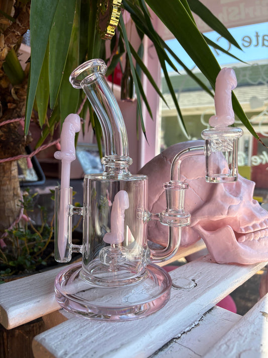 Pink Penis Dab Rig Set