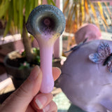 Pastel pink pipe from the best girly online smoke shop.