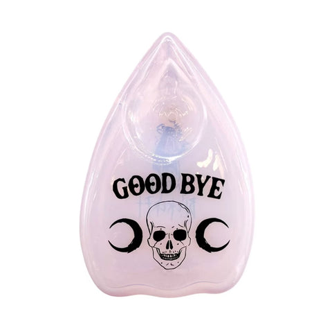 Pink Ouija Planchette Glass Pipe