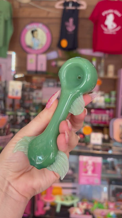 Mermaid Fin Glass Pipe