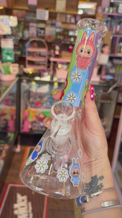 Cute Monster Beaker Bong