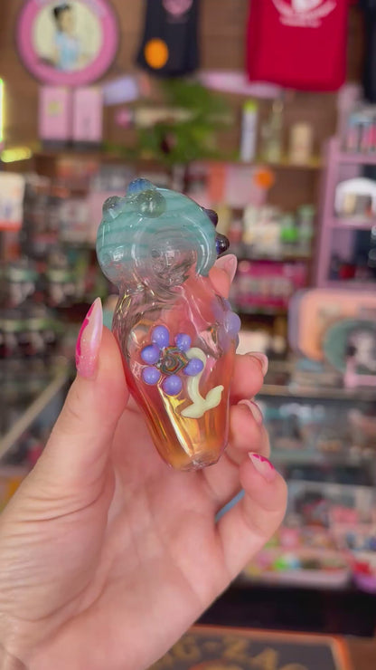 Color-changing Flower Glass Pipe