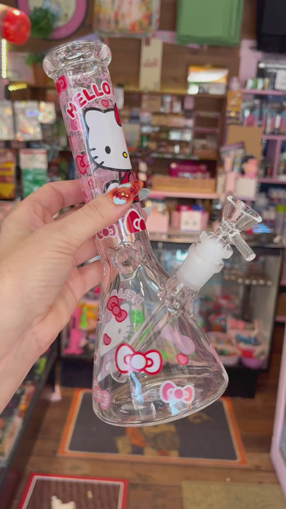 Pretty Kitty Beaker Bong