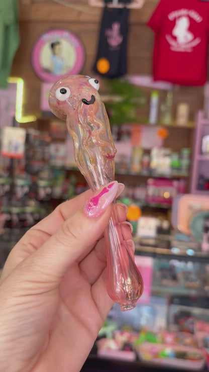 Color-changing Octopus Glass Pipe