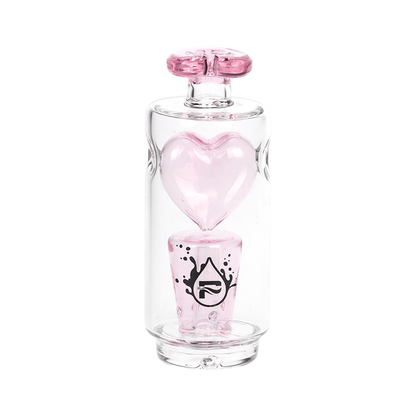 Pink Heart Bubbler Attachment for Puffco Peak & Peak Pro