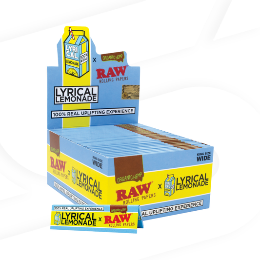 Raw x Lyrical Lemonade Rolling Papers from the best smoke shop on the internet