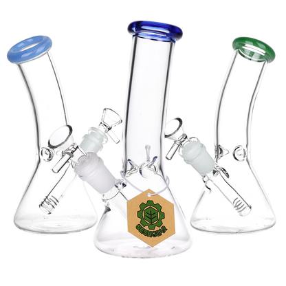 Clear Bent Neck Beaker Bong