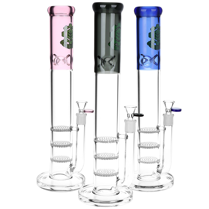 Triple Honeycomb Perc Water Pipe