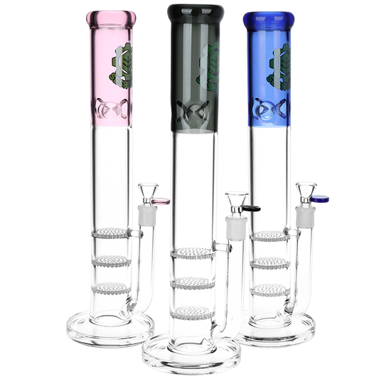 Triple Honeycomb Perc Water Pipe
