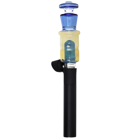 Silver Fumed Glass Bubbler Attachment for Puffco Pivot