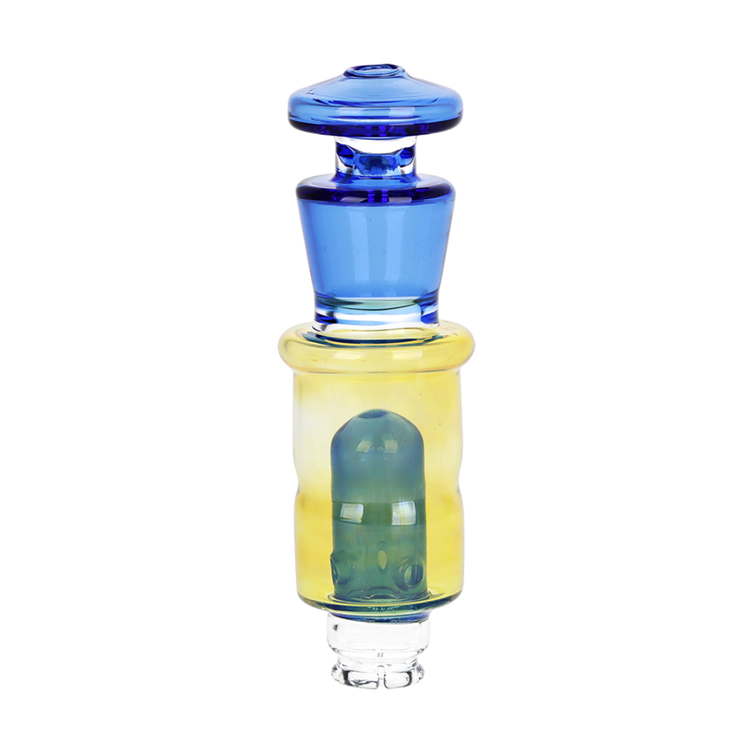 Silver Fumed Glass Bubbler Attachment for Puffco Pivot