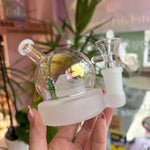 cute snow globe glass water pipe