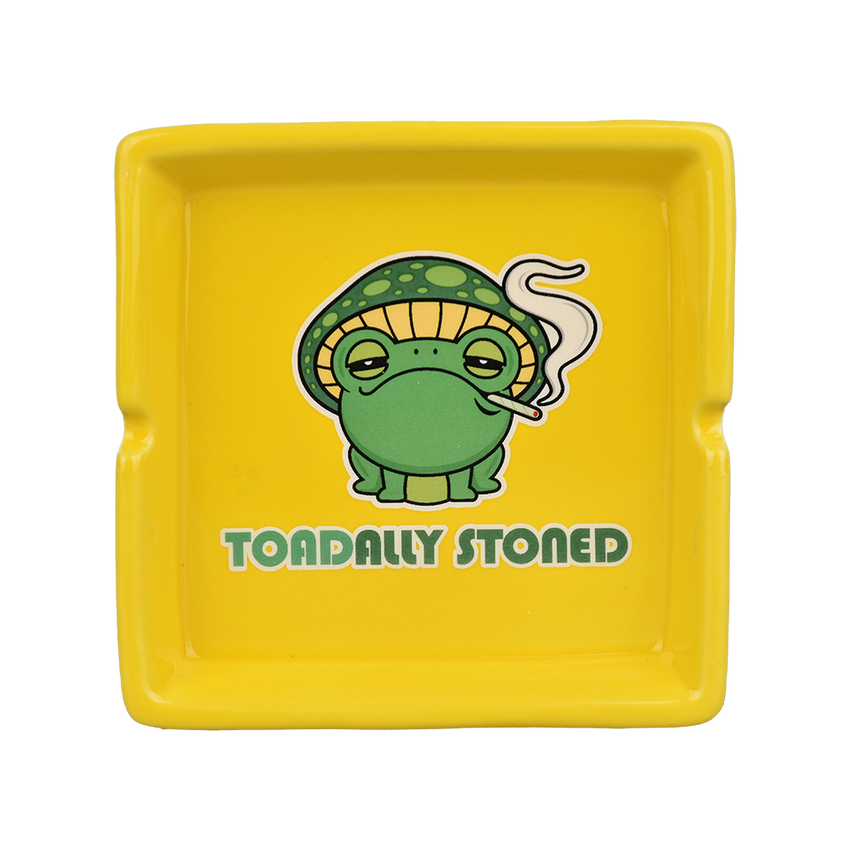 Toadally Stoned Ceramic Ashtray