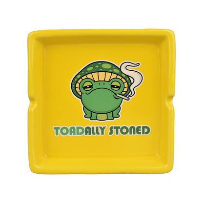 Toadally Stoned Ceramic Ashtray
