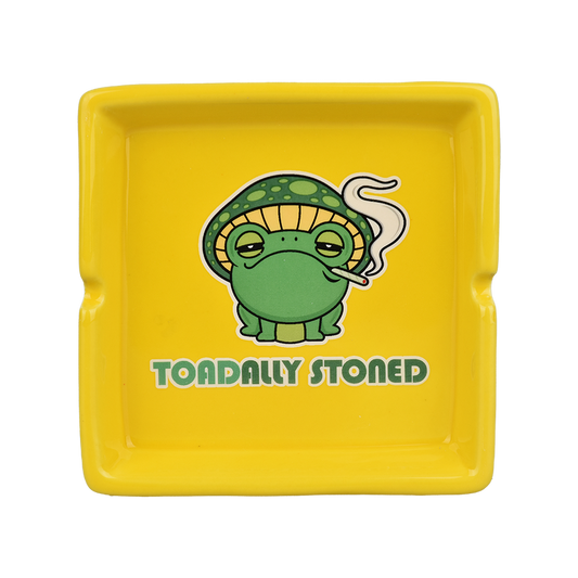 Toadally Stoned Ceramic Ashtray