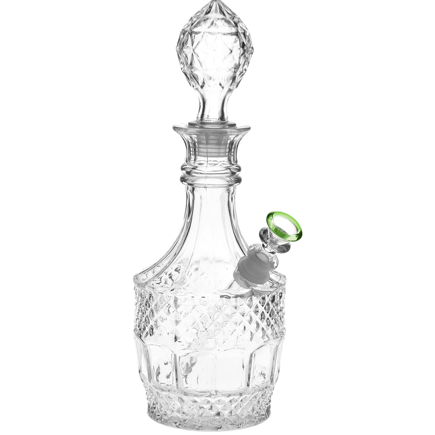Vintage Crystal Decanter Water Pipe