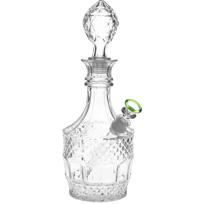 Vintage Crystal Decanter Water Pipe