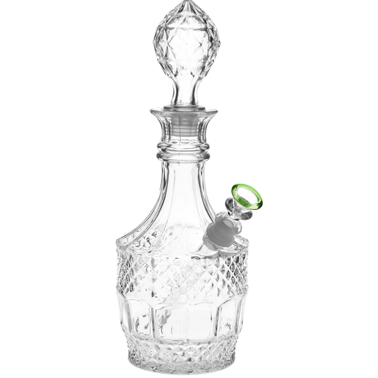 Vintage Crystal Decanter Water Pipe
