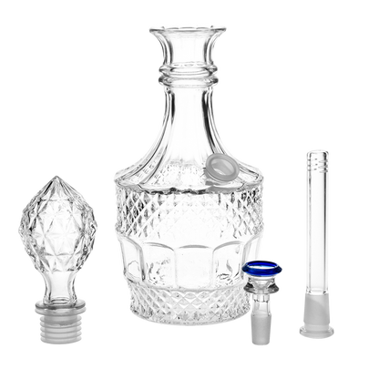 Vintage Crystal Decanter Water Pipe