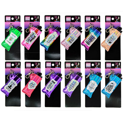 Iridescent Lighter Case Keychain