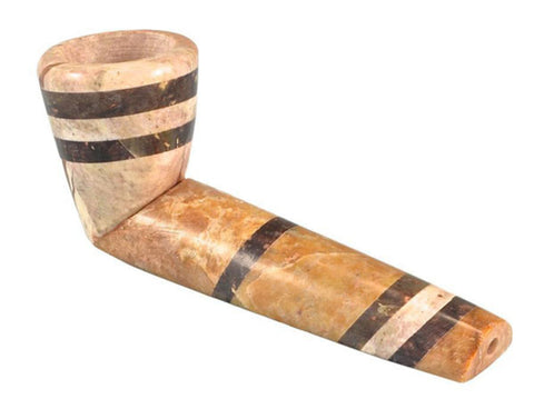 Tri-Colored Stone Pipe