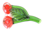 Double Cherry Glass Pipe