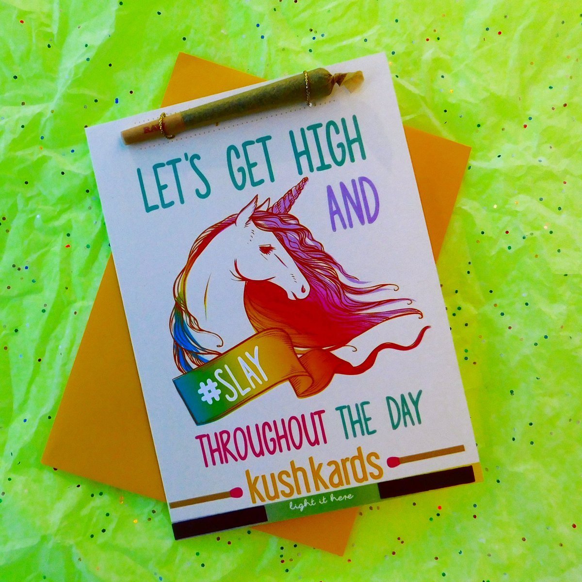Slay the Day Greeting Card
