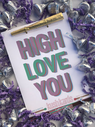 High Love You Greeting Card