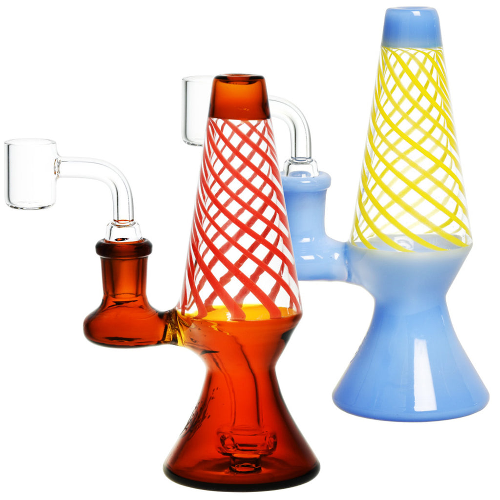 Lava Lamp Glass Rig – Pirate Girl Smoke Boutique