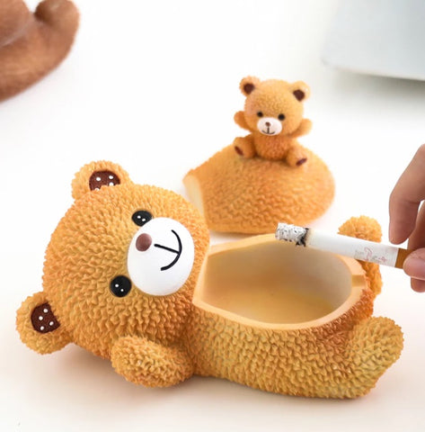 Cuddly Covered Ashtrays