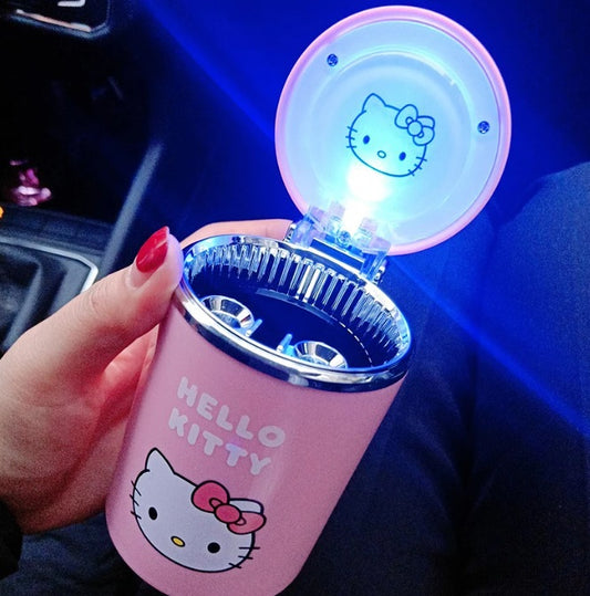 Cute Cat LED Car Ashtray
