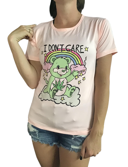 I Don't Care Bear Soft Lounge Tee