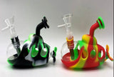 Silicone and Glass Submarine Water Pipe