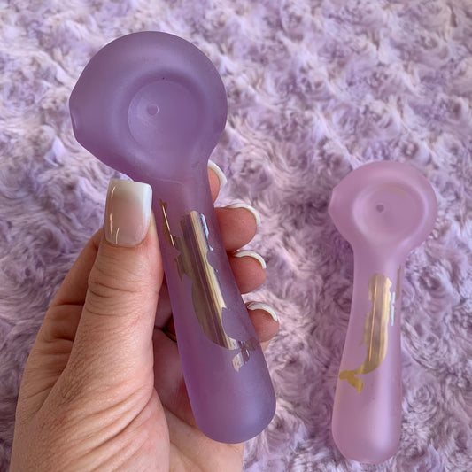 Iridescent Mermaid Glass Pipe