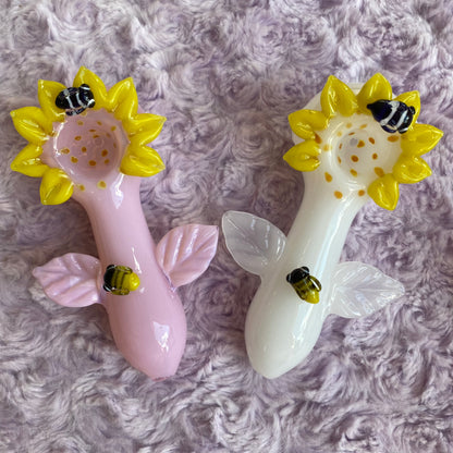 Glass Sunflower Pipe