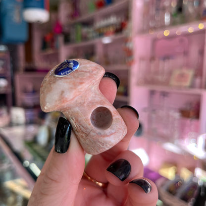 Onyx Mushroom Pipe