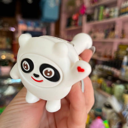 Silicone Panda Pipe and Container Set