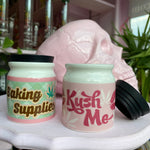 Baking Supplies Mini Ceramic Stash Jar